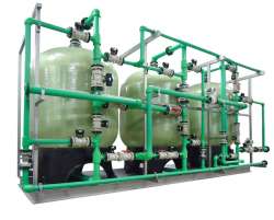 Industrial water filtration plants